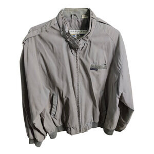 Vintage Gray Members Only Micro Fiber Jacket Size L